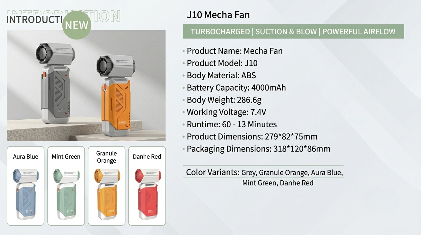 J10 Mecha Fan / Violent Fan product image